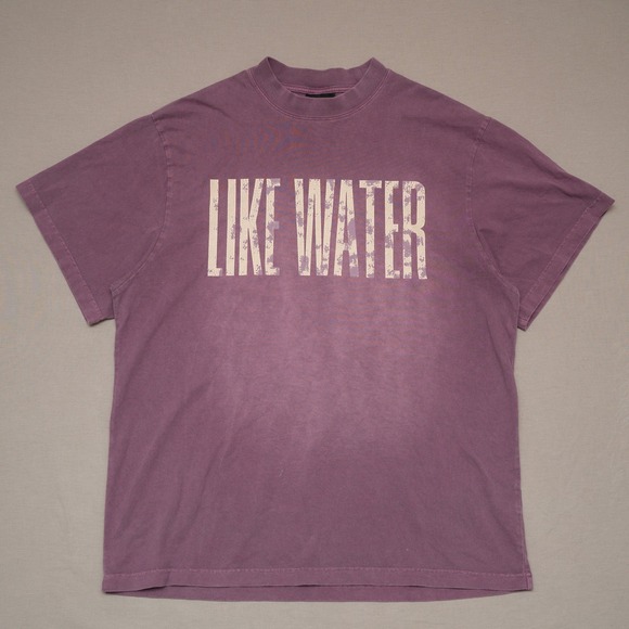 Other - Silent Vortex Faded Purple Like Water Oversized Heavyweight T Shirt XL
